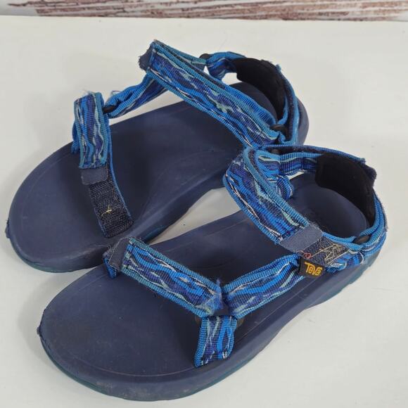Kids Teva Sandals Blue Size 1 - Picture 1 of 7